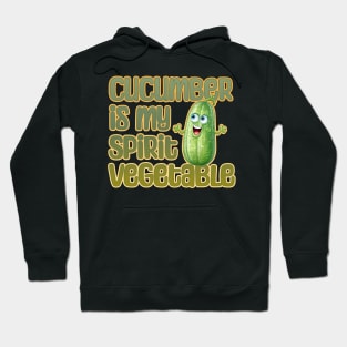 Cucumber is My Spirit Vegetable Hoodie